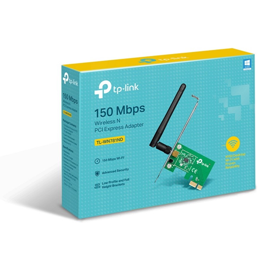 Картинка Wi-Fi адаптер TP-Link TL-WN781ND (TL-WN781ND) 