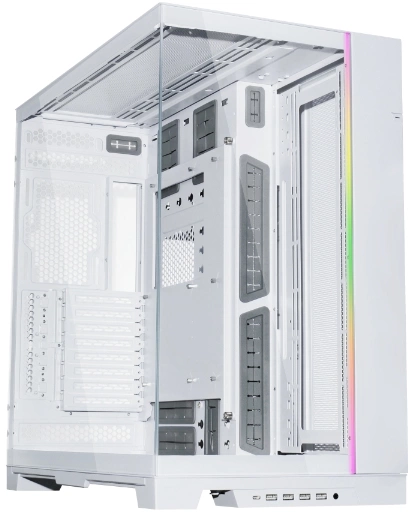 LIAN LI O11 Dynamic EVO XL White, Large Case: EATX(under 280mm)/ ATX/ MICRO-ATX/ MINI-ITX, 4xUSB 3.0, 1xUSB Type-C, 1xAudio, Included Fans: none (G99.O11DEXL-W.00)