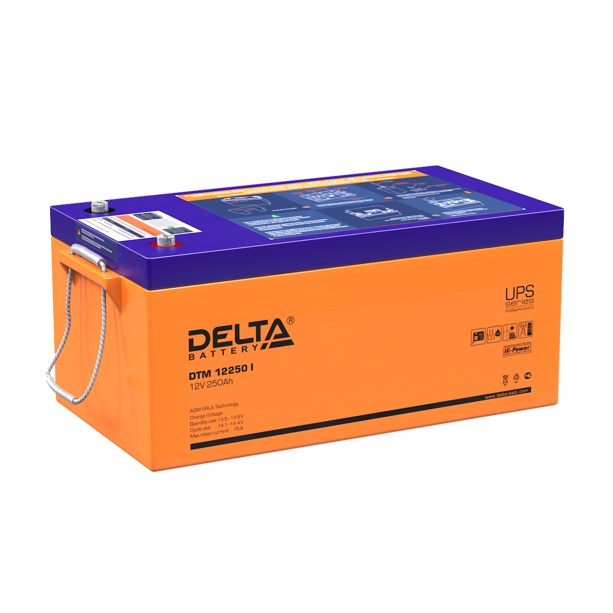 Аккумуляторная батарея DELTA BATTERY DTM 12250 I