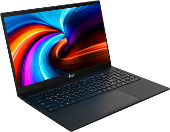 Ноутбук IRU Калибр 15TLI Core i3 1115G4 8Gb SSD256Gb 15.6" IPS FHD (1920x1080) Windows 11 trial (для ознакомления) black WiFi BT Cam 7200mAh (1906743)