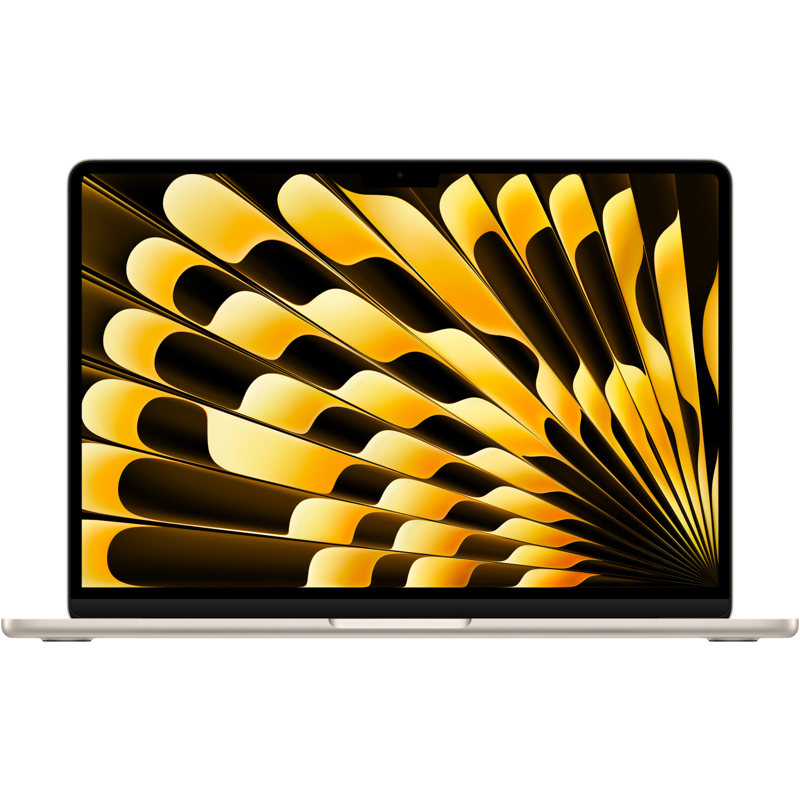 Ноутбук Apple/ 13-" MacBook Air: Apple M2 with 8-core CPU, 10-core GPU/ 16Gb/ 512GB SSD - Starlight/ RU (Z15Z000AY)