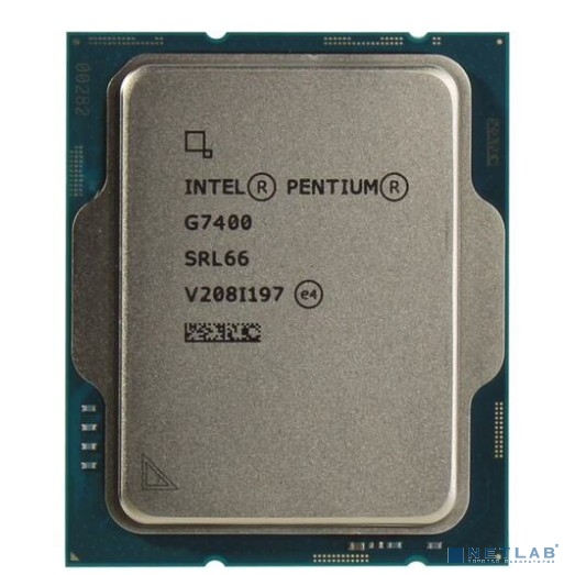 Процессор/ APU LGA1700 Intel Pentium Gold G7400 (Alder Lake, 2C/4T, 3.7GHz, 6MB, 46W, UHD Graphics 710) OEM (CM8071504651605SRL66)