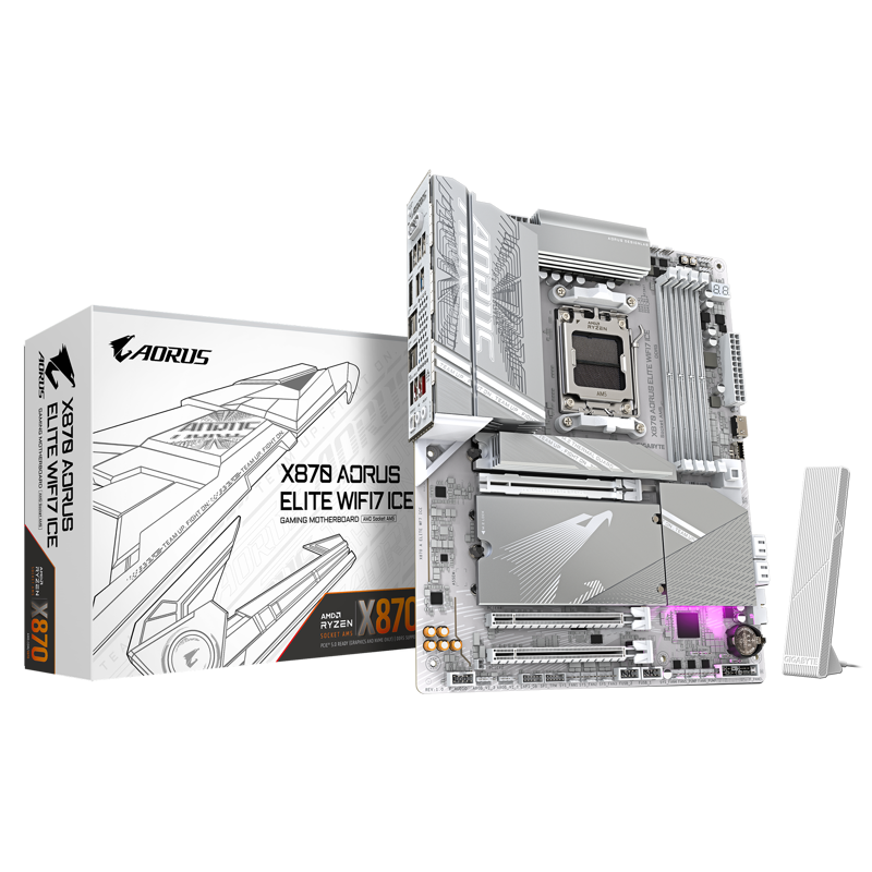 Материнская плата/ X870 A ELITE WF7 ICE