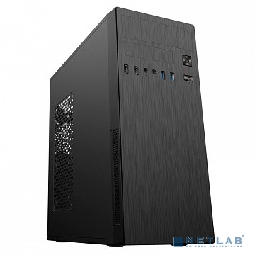 MidiTower Powerman DA812BK Black PM-500ATX-F 2*USB 2.0+2*USB 3.0 Audio ATX (6131895)