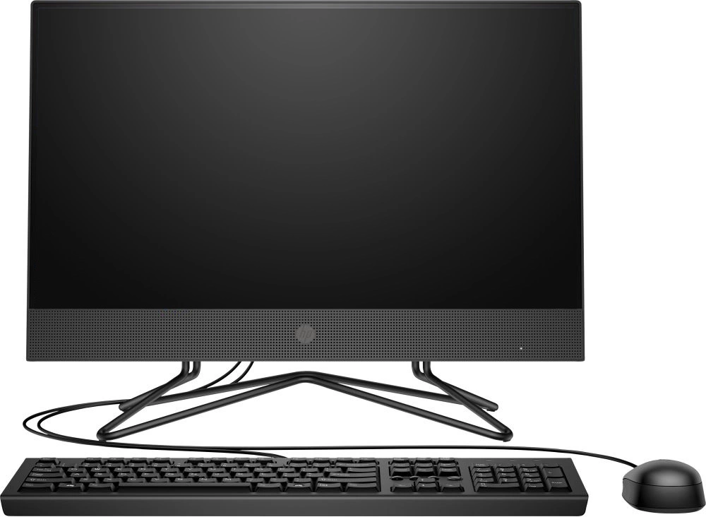 Моноблок HP 200 G4 21.5" Full HD i3 10110U (2.1) 8Gb SSD256Gb UHDG CR Free DOS GbitEth WiFi BT 65W клавиатура мышь Cam серый 1920x1080 (5L4L1ES)