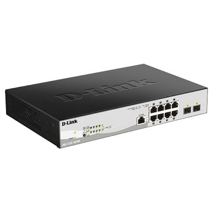 Картинка Коммутатор D-Link DGS-1210-10P/ME (DGS-1210-10P/ME/B1A) 