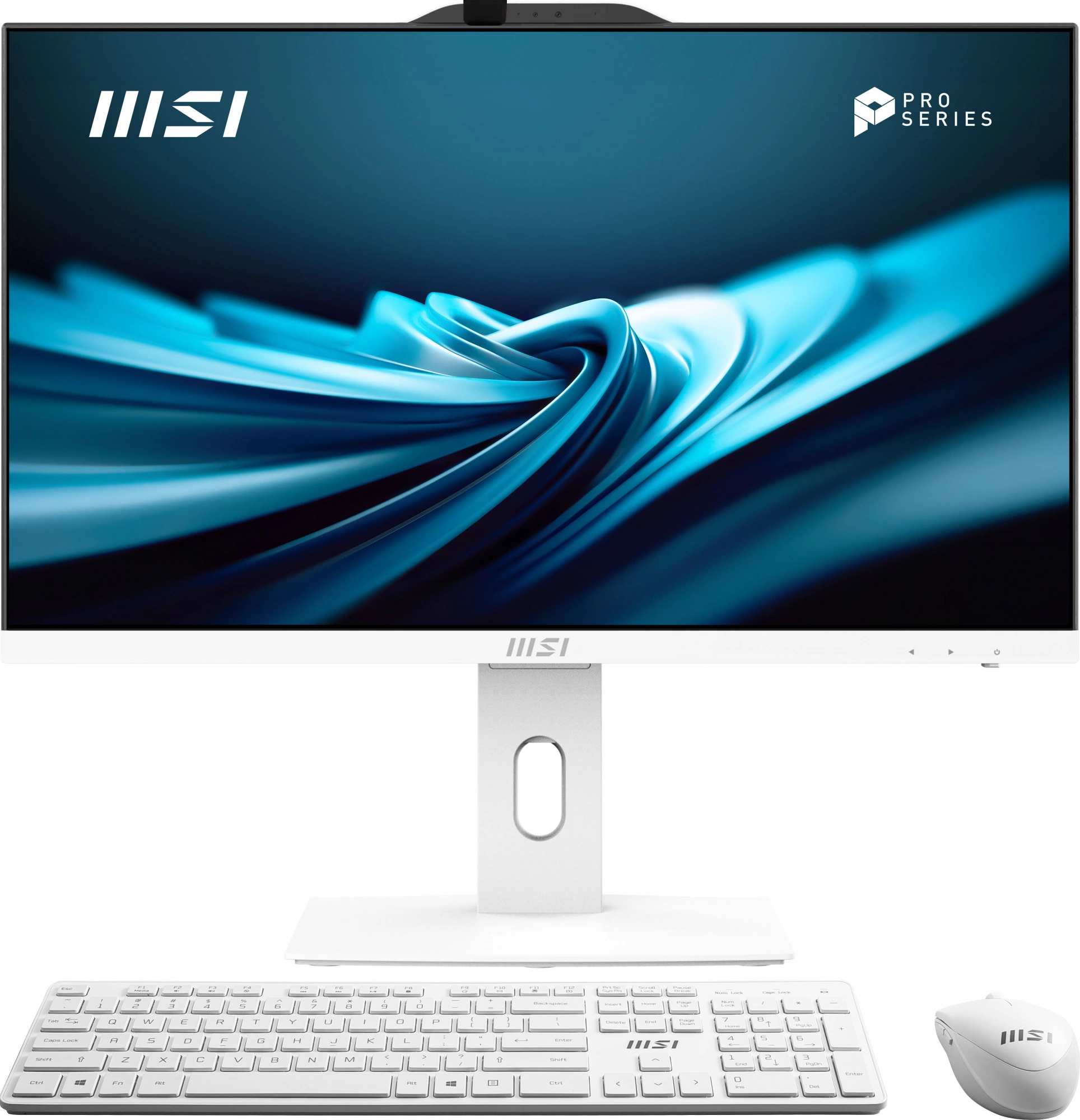 Моноблок MSI Pro AP242P 14M-669XRU 23.8" Full HD i3 14100 (3.5) 8Gb SSD512Gb UHDG 730 noOS GbitEth WiFi BT 120W клавиатура мышь Cam белый 1920x1080 (9S6-AE0622-669)