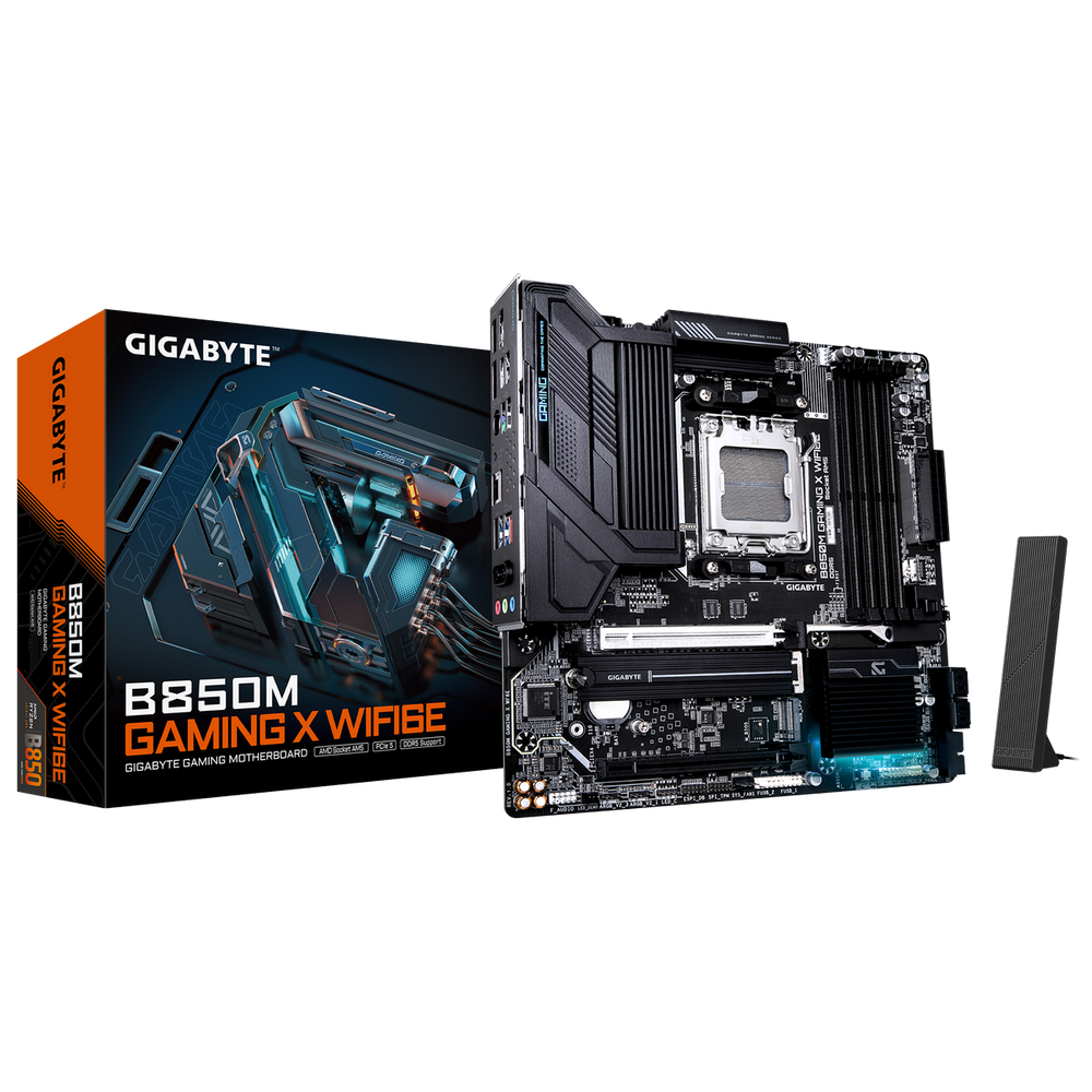 Материнская плата Gigabyte B850M GAMING X WIFI6E, RTL