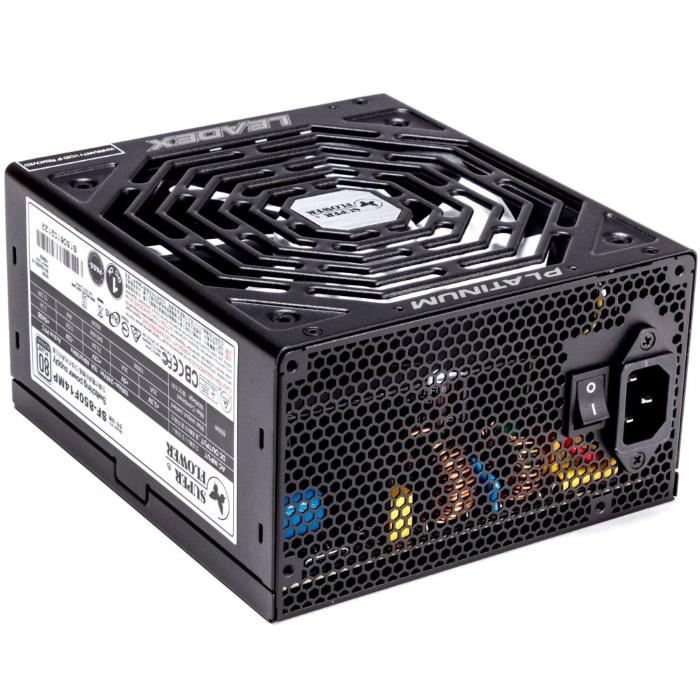 Блок питания 850W Super Flower Leadex Platinum, ATX12V 2.32, 135 mm fan, 10xSATA, 4xPCI-E(6+2), APFC, 80+ Platinum, Full Modular (SF-850F14MP)