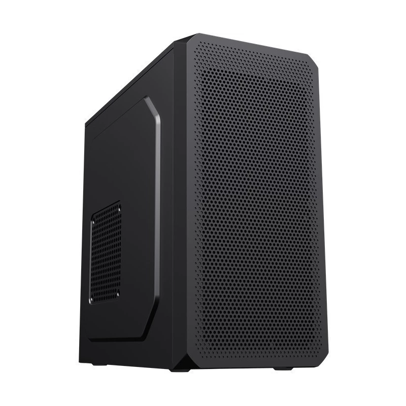 Корпус без блока питания/ Foxline FL-707-U32 mATX case, black, w/o PSU, w/2xUSB3.0, w/o FAN