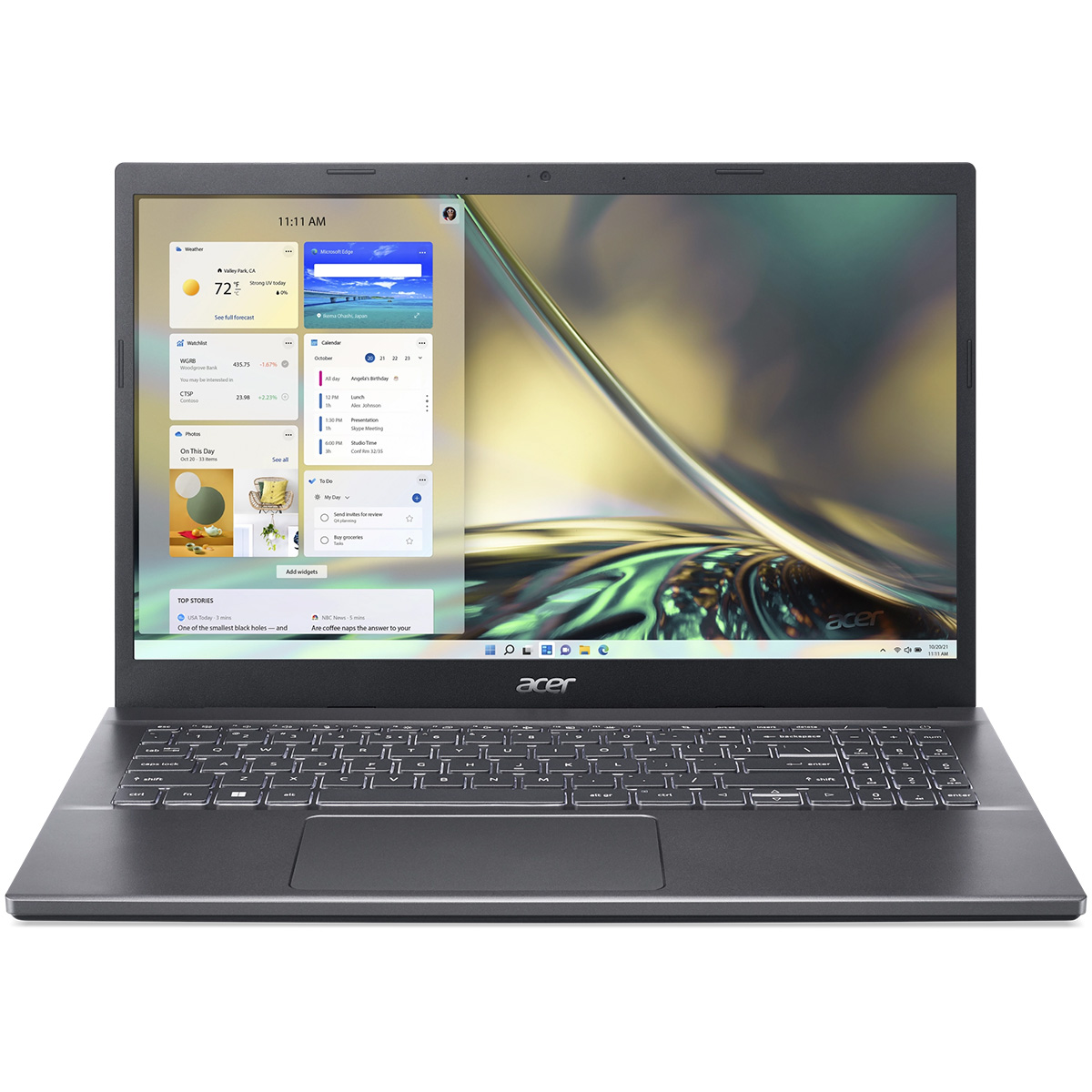 Ноутбук/ ACER Aspire5 A515-57-5703 15.6"(1920x1080 (матовый) IPS)/Intel Core i5 12450H(2Ghz)/16384Mb/256PCISSDGb/noDVD/Int:Intel HD/Cam/BT/WiFi/50WHr/war 1y/1.76kg/Iron/NoOS (NX.KN3CD.00J)