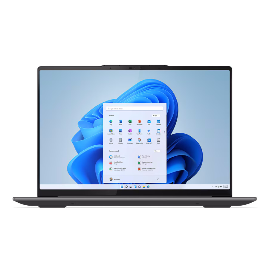 Ноутбук Lenovo Yoga Pro 7 14ARP8, 14" (2560x1600) IPS 350n, Ryzen 5 7535HS, 16GB, 512GB SSD, IR Camera, Win11, Storm Grey (83AU002HRK)