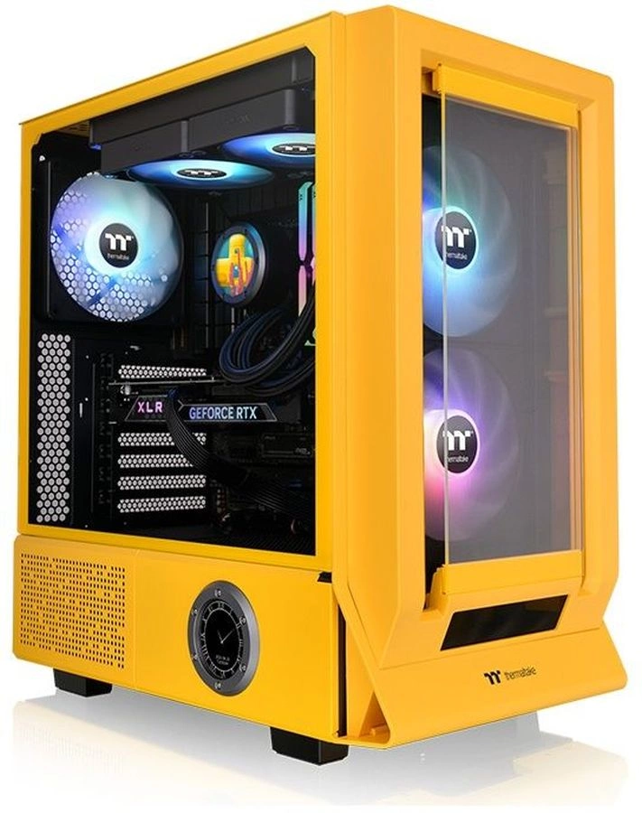 Корпус Thermaltake Ceres 350 MX Bumblebee желтый без БП ATX 3x140mm 2xUSB3.0 audio bott PSU (CA-1Z3-00M4WN-00)