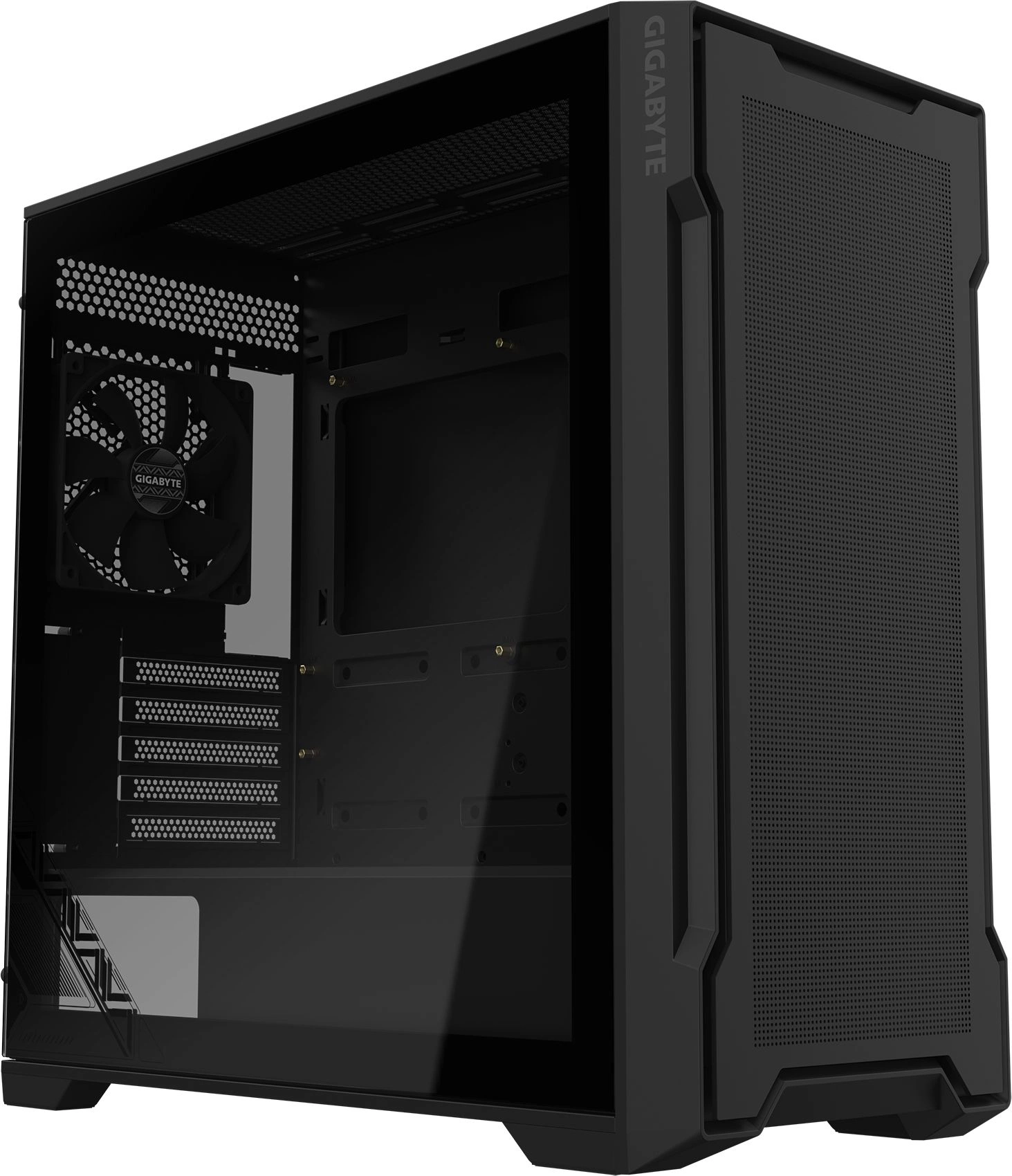 Корпус Gigabyte C102G MidTower, mATX, USB3.0x2, Audio I/ O, GPU:410mm, Black, TG (28300-C102B-2CRR)