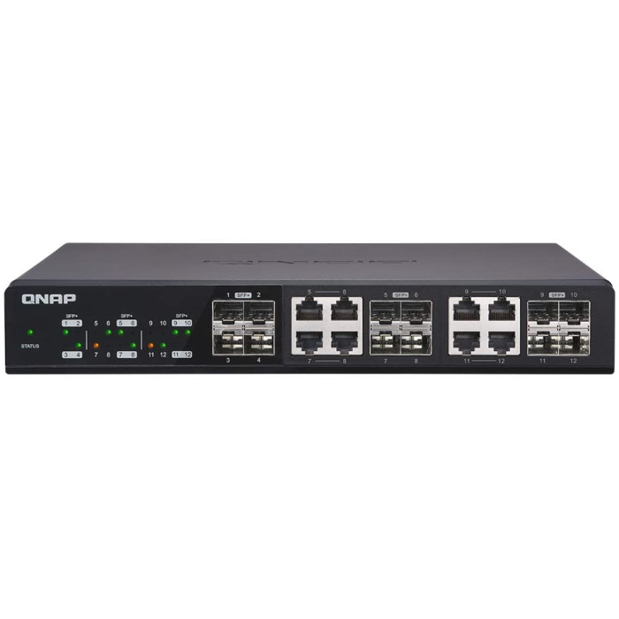 Картинка Коммутатор QNAP QSW-1208-8C (QSW-1208-8C) 