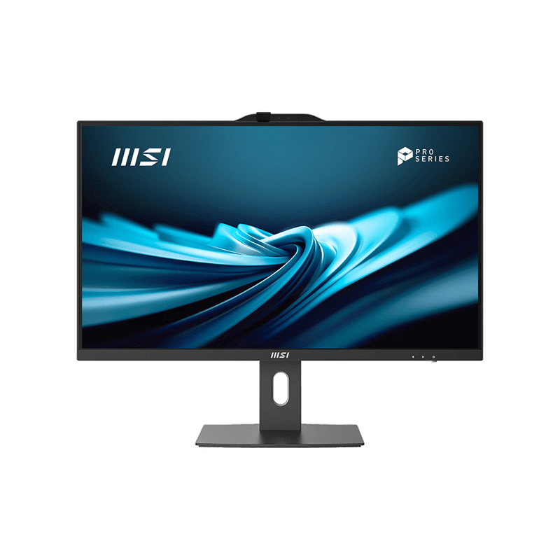 MSI Pro AP272P 14M AiO 27" FHD(1920x1080)IPS AG Non-touch, Core i7-14700 (2.1GHz), 16Gb DDR5(2x8Gb), 1TB SSD M.2, Intel UHD, WiFi, BT, camera, WirelessKB&mouse Eng/ Rus,noOS,1y war-ty, Black (9S6-AF8321-699)