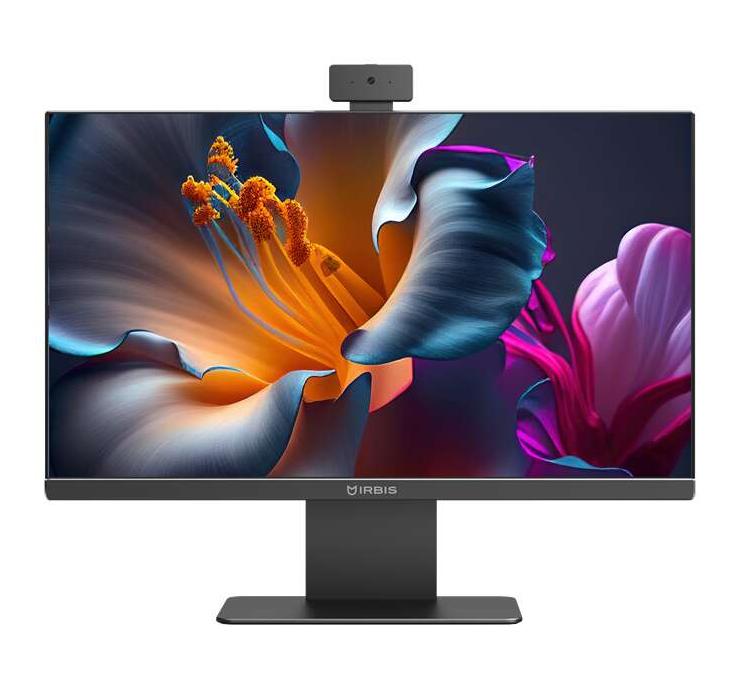 Моноблок IRBIS Groovy AIO 27, 27“(N100,8GB/ 256GB,IPS,16:9,1920x1080x100Hz,1000:1,250Cd/ m2,5ms,HDMI(out),VGA,USB-C,2*USB2.0,4*USB3.0,RJ45,WebC 5MP,WIFI6,BT5.0,Tilt,Spk2*3W,keyb+mouse,WinPro (27N100M282C)