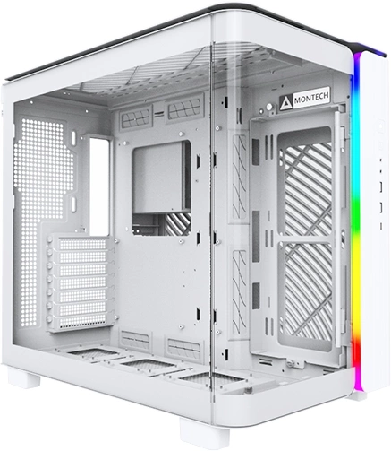 Корпус Montech King 95 белый без БП ATX 9x120mm 6x140mm 2xUSB3.0 audio bott PSU (KING 95 WH)
