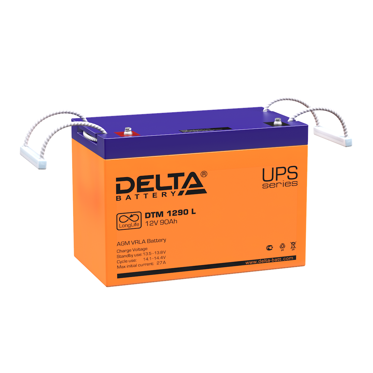 Аккумуляторная батарея DELTA BATTERY DTM 1290 L