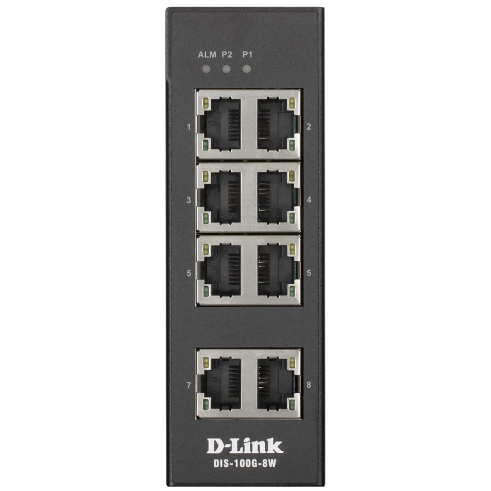 Картинка Коммутатор D-Link DIS-100G-8W/A1A (DIS-100G-8W/A1A) 