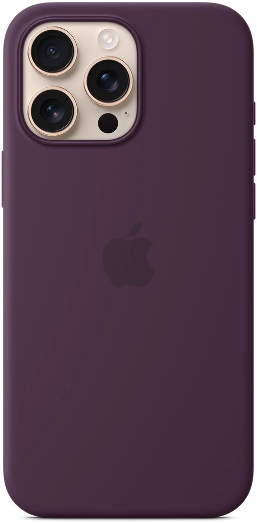 Чехол (клип-кейс) Apple для Apple iPhone 16 Pro Max Silicone Case with MagSafe сливовый Plum (MYYW3ZM/ A) (MYYW3ZM/A)