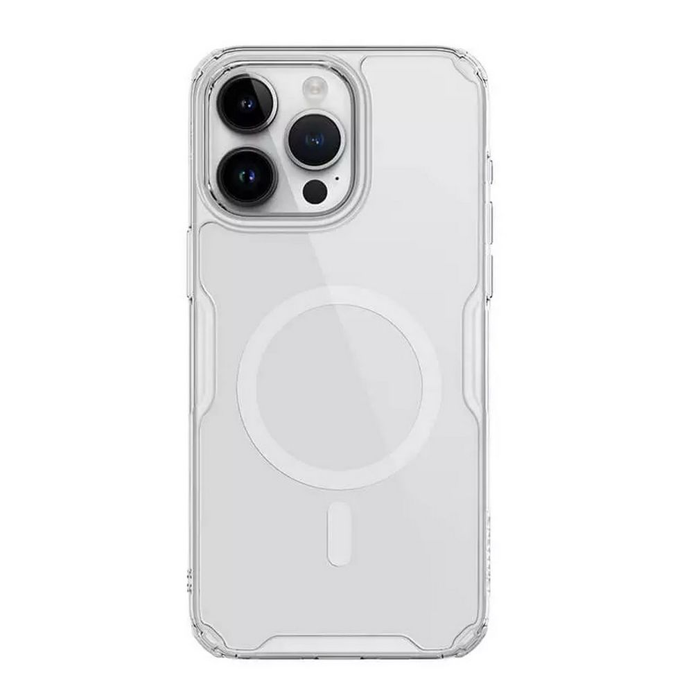 Чехол Nature TPU Pro Magnetic Case, White, (AP IP15 Pro Max) (7021348)