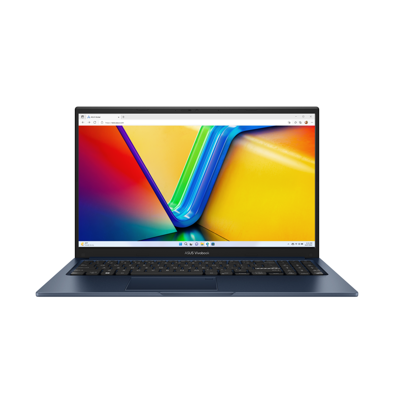 Ноутбук Asus Vivobook 15 X1504ZA-BQ1342 Core i5 1235U 16Gb SSD512Gb Intel Iris Xe graphics 15.6" IPS FHD (1920x1080) noOS blue WiFi BT Cam (90NB1021-M01Z90)