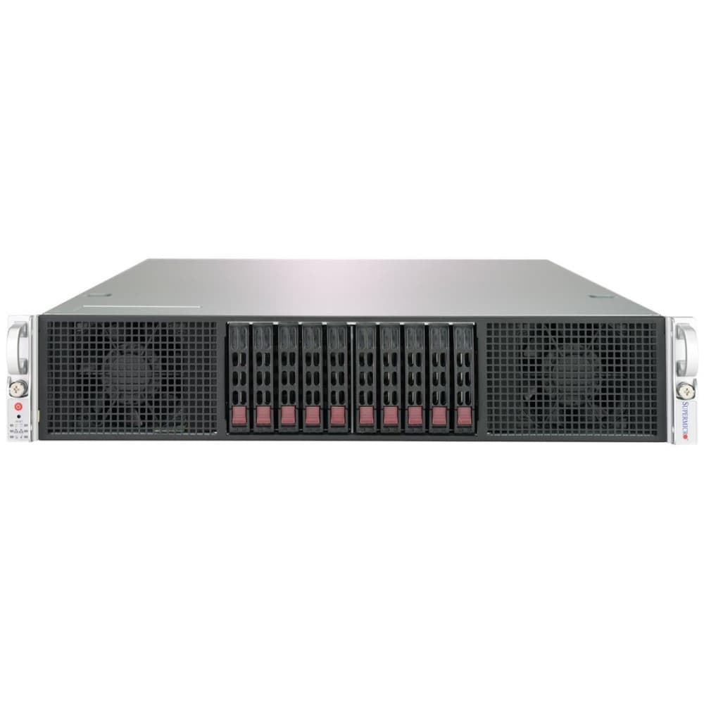 Серверная платформа Supermicro SuperServer SYS-2029GP-TR/ 2x LGA 3647/ 16x DIMM/ noHDD (up 8SFF)/ noODD/ noGbE/ 2x 2000W (up 2) (SYS-2029GP-TR)