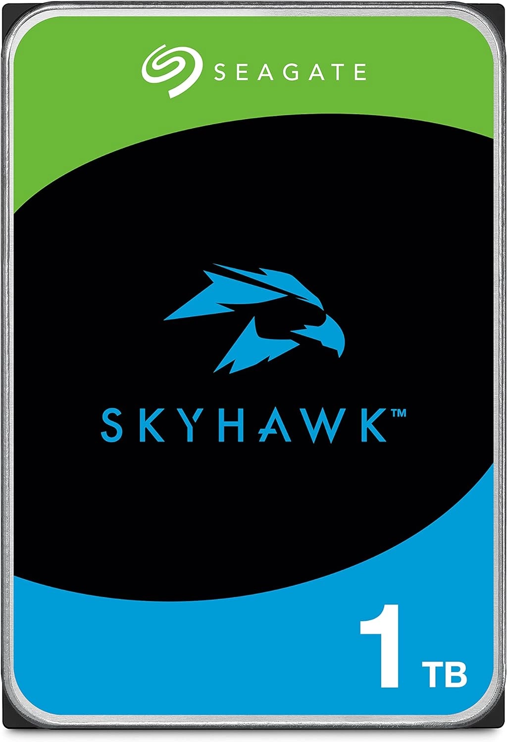 Seagate Skyhawk HDD 3.5" SATA 1Tb, 5900 rpm, 256Mb buffer, 512e/ 4Kn, CMR, ST1000VX013, 1 year, (аналог ST1000VX005)