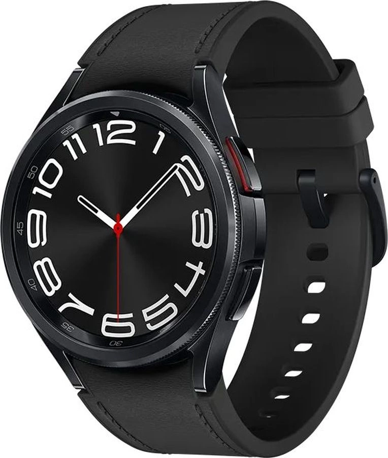 Смарт-часы Samsung Galaxy Watch 6 Classic LTE 43мм 1.3" Super AMOLED корп.черный рем.черный (SM-R955FZKACAU)