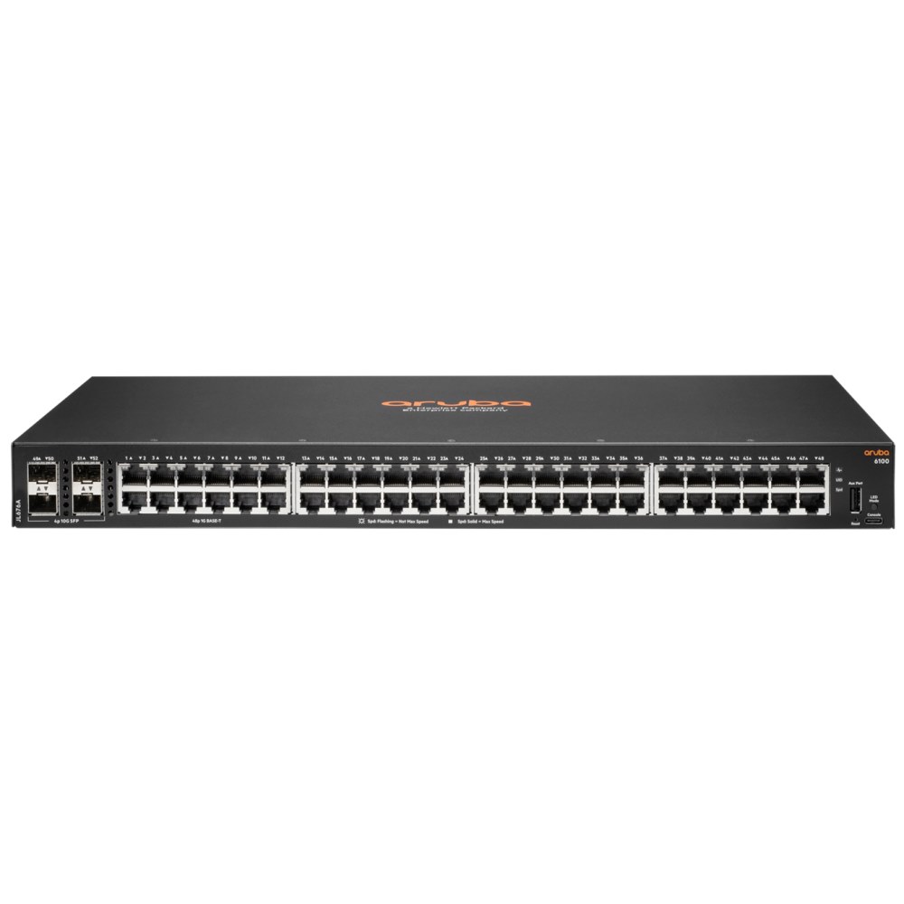 Картинка Коммутатор HPE Aruba 6100 (JL676A) 