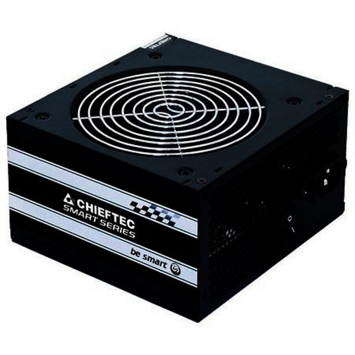 Блок питания Chieftec PSU GPS-500A8 500W Smart ser ATX2.3 230V Brown Box 12cm 80%+ Fan Active PFC 20+4, 8(4+4)p,8(6+2)p, 4xSATA, 2xMolex+Floppy