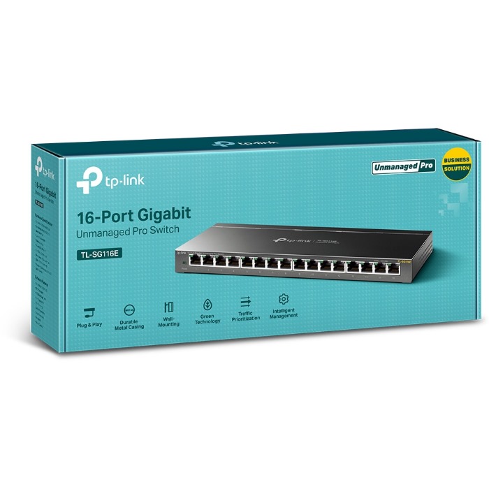 Картинка Коммутатор TP-Link TL-SG116E (TL-SG116E) 