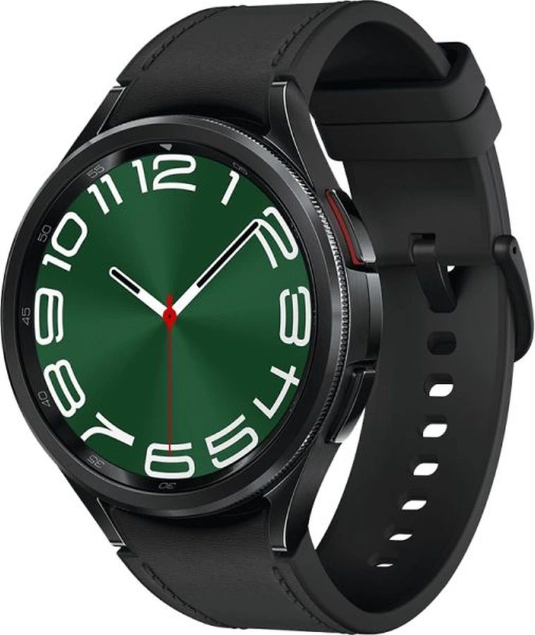 Смарт-часы Samsung Galaxy Watch 6 Classic LTE 47мм 1.5" Super AMOLED корп.черный рем.черный (SM-R965FZKACAU)