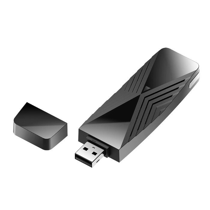 Картинка Сетевой адаптер WiFi D-Link DWA-X1850 DWA-X1850/A1A AX1800 USB 3.0 