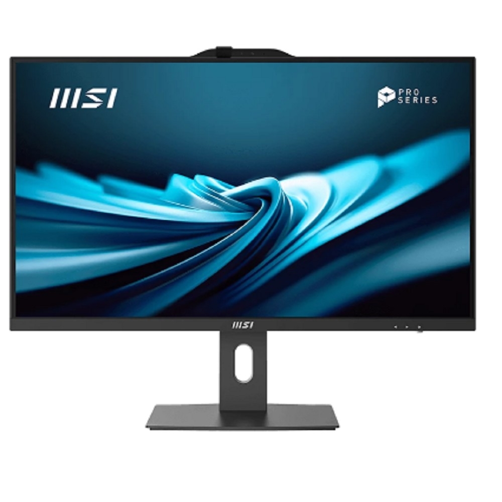 Моноблок/ MSI PRO AP272P 14M 27"(1920x1080 (матовый) IPS)/Intel Core i5 14400(2.5Ghz)/16384Mb/512PCISSDGb/noDVD/Int:Intel UHD Graphics 730/Cam/BT/WiFi/-/war 1y/7.5kg/Black/DOS + Wireless KB+M (9S6-AF8321-802)