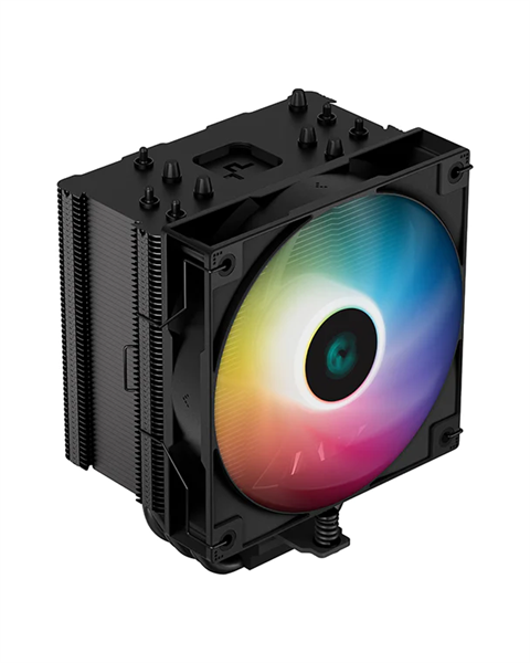 DEEPCOOL AG500 BK ARGB LGA1700/ 1200/ 115X/ AM5/ AM4 (12шт/ кор, TDP 240W, PWM, ARGB Fan 120mm, 5 тепл. трубок) RET