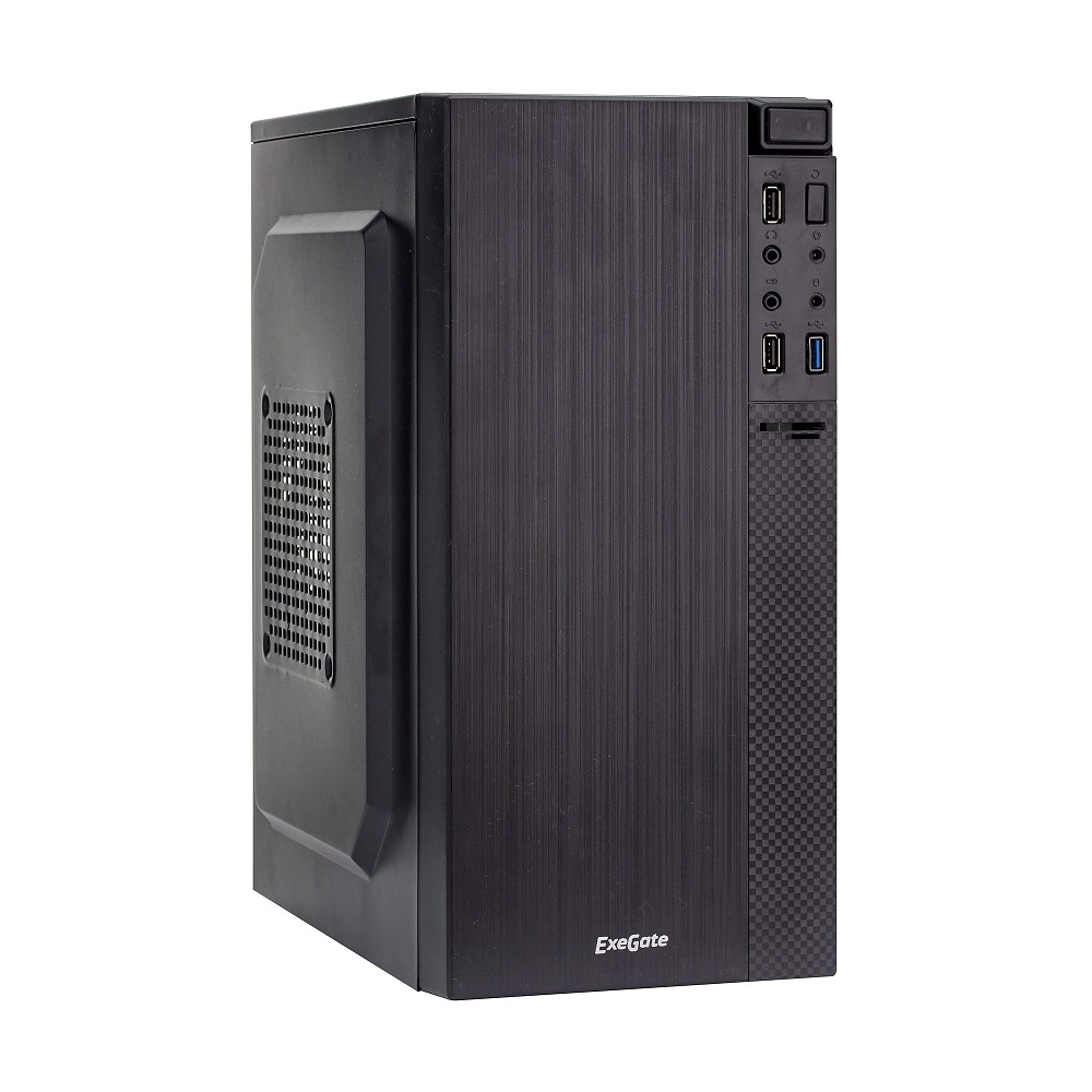 Exegate EX277804RUS Корпус Minitower BAA-104U Black, mATX, , 2*USB+1*USB3.0, Audio