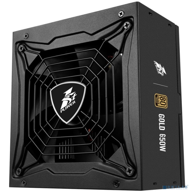 1STPLAYER STEAMPUNK 750W / ATX 2.4, APFC, 80 PLUS GOLD, 140mm fan, full modular / PS-750SP