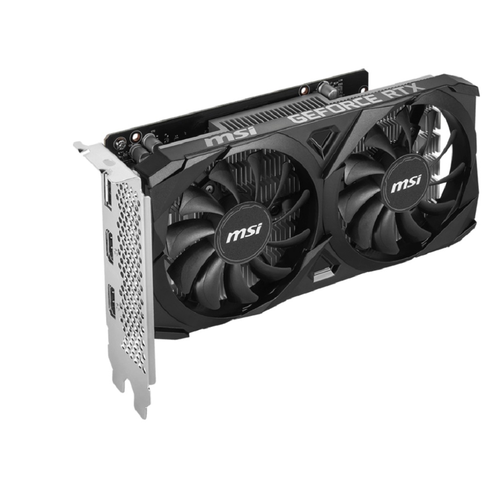 Видеокарта MSI RTX3050 VENTUS 2X 6G 6GB GDDR6 96bit DP 2xHDMI 2FAN RTL (RTX 3050 VENTUS 2X 6G)