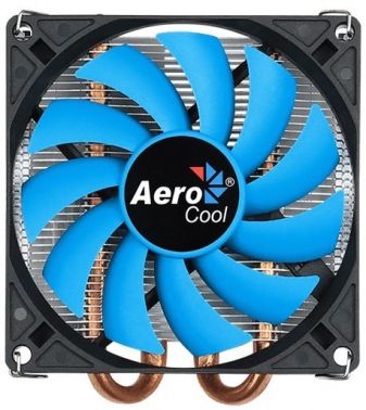 Устройство охлаждения(кулер) Aerocool Verkho 2 Slim Soc-AM4/1151/1200 4-pin 18-27dB Al+Cu 105W 403gr Ret (VERKHO 2 SLIM PWM)