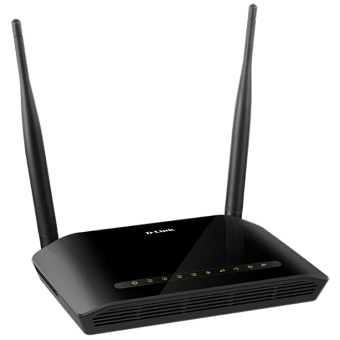 Картинка Роутер беспроводной D-Link DSL-2750U ADSL (DSL-2750U/R1A) 