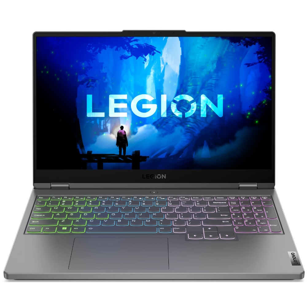 * Ноутбук Lenovo Legion 5 15IAH7H, 15.6" (2560x1440) IPS 300n, i5-12500H(2.5GHz), 16GB, 1TB SSD, GeForce RTX 3060 6GB, WebCam, DOS, Storm Grey (82RB00ERRK)