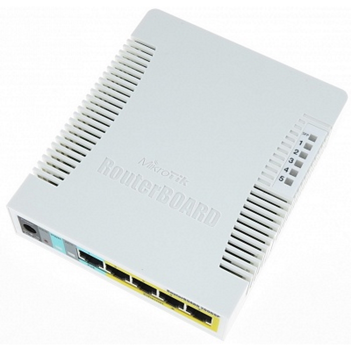 Картинка Коммутатор Mikrotik RB260GSP (CSS106-1G-4P-1S) 