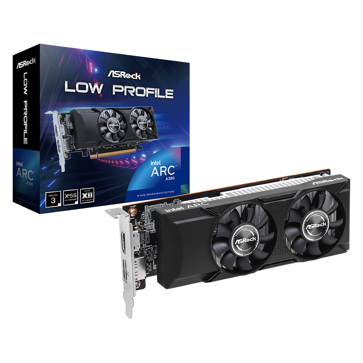 Intel Arc A380 Low Profile 6GB RTL (A380 LP 6G)