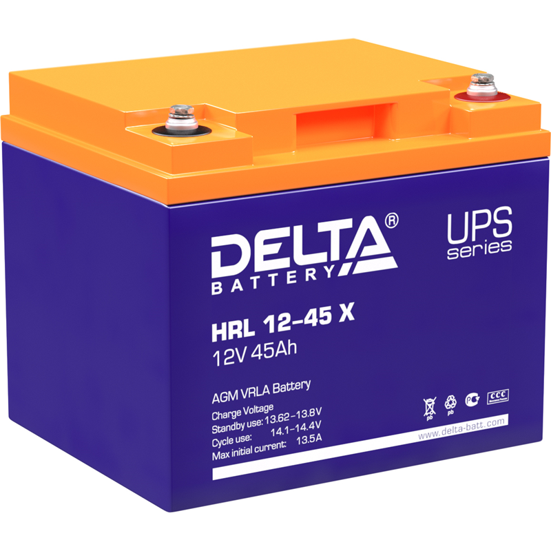 Аккумуляторная батарея DELTA BATTERY HRL 12-45 X