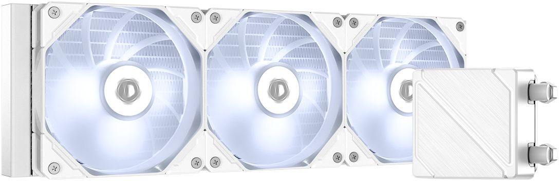 Кулер с водяным охлаждением ID-Cooling Dashflow 360 Basic White 1150/ 1155/ S1156/ 1151/ 1200/ 1700, AM4/ AM5