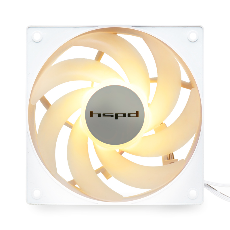 Кулер/ HSPD Case M1 ARGB 120mm white fan for M740 series (M1-1201WH-ARGB)