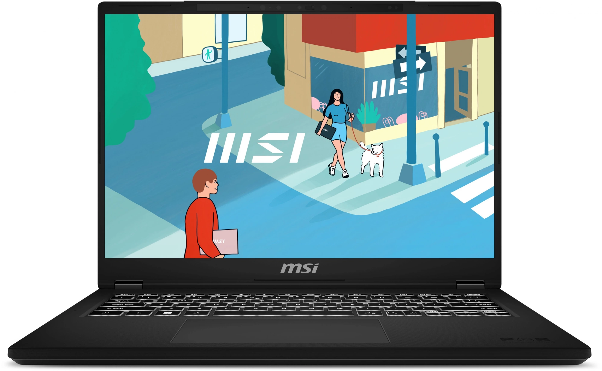 Ноутбук MSI Modern 14 H D13MG-088XRU 14"(1920x1200 (матовый) IPS)/ Core i5 13420H/ 16Gb/ 512Gb SSD/ noDVD/ BT/ WiFi/ 1.6kg/ Classic Black/ DOS (9S7-14L112-088)