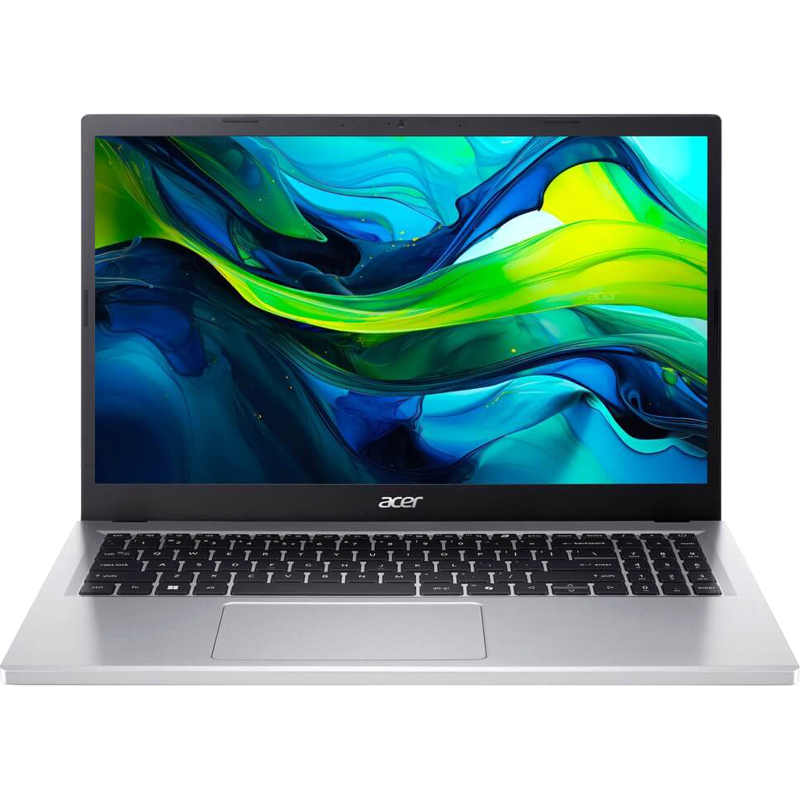 Ноутбук/ ACER Aspire AG15-31P-339C 15.6"(1920x1080 (матовый) IPS)/ Intel Core i3 N305(1Ghz)/ 8192Mb/ 256PCISSDGb/ noDVD/ Int:UMA/ Cam/ BT/ WiFi/ 50WHr/ war 1y/ 1.8kg/ Silver/ Win11Home (NX.KRPCD.002)